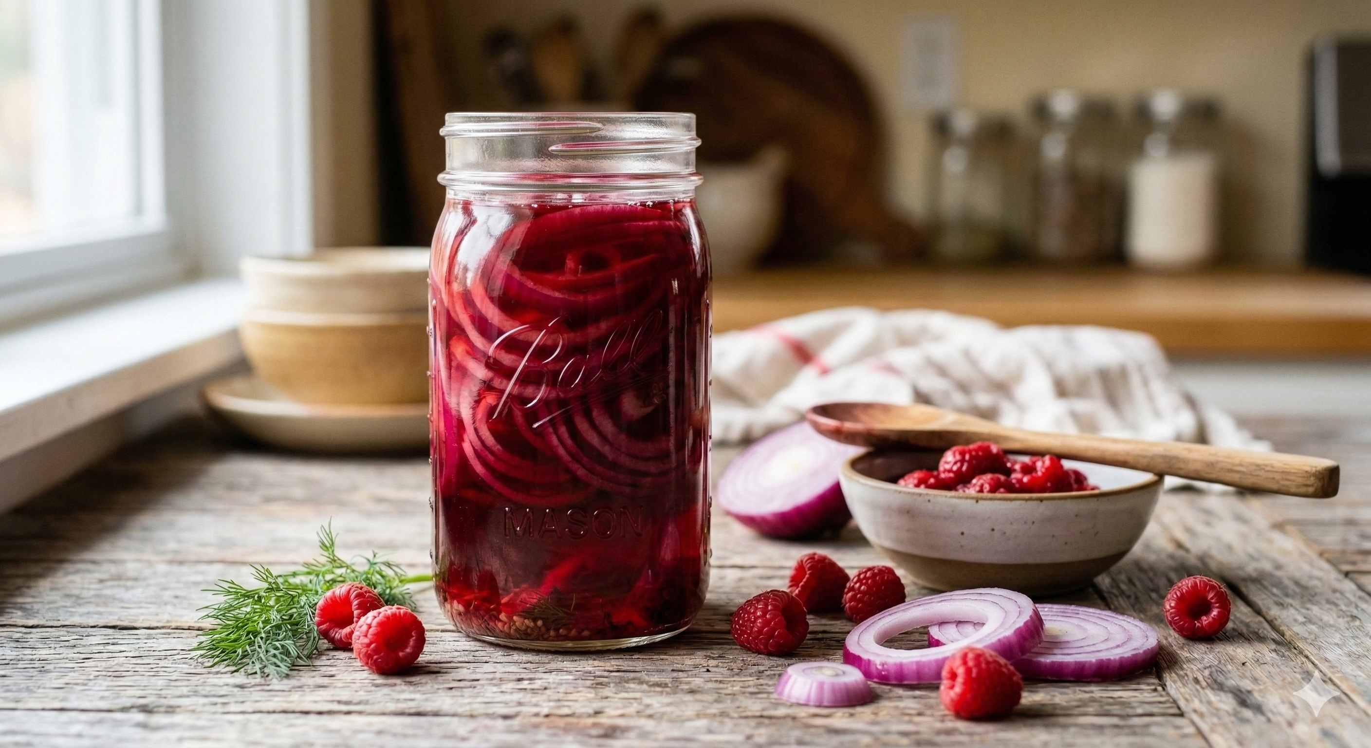 Himbeer-Pickle-Zwiebeln: Das Rezept
