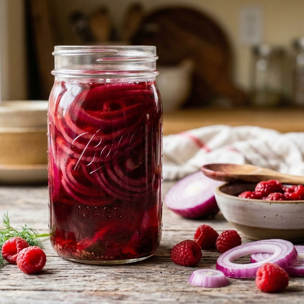 Himbeer-Pickle-Zwiebeln: Das Rezept